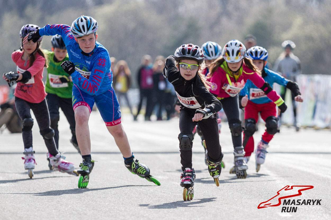 Masaryk run inline děti